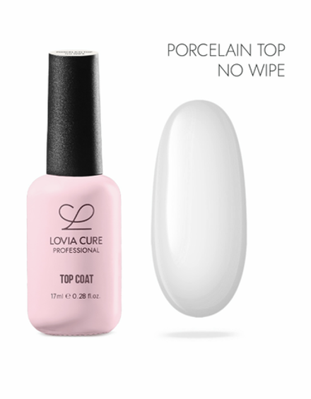 Lovia Cure Porcelain Top Milk - Топ Фарфоровый молочный без л\с, 17 мл