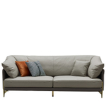 Диван ARTE NAPPA SF035 (3-х местный) серый/темно-серый #6623