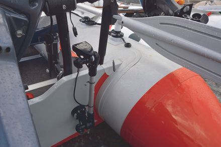 Крепление датчика эхолота Ft300, серый