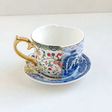 Чайная пара двухцветная, 250 мл