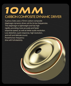 Наушники проводные TANGZU Zetian Wu Legend, внутриканальные, без микрофона, 3.5 мм