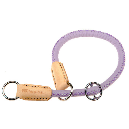 Ошейник-удавка Ferplast DERBY CS12/50 эко-кожа с нейлоновым шнуром фиолетовый