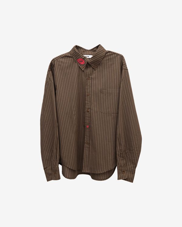 Рубашка Striped Dusty Roast - фото 4