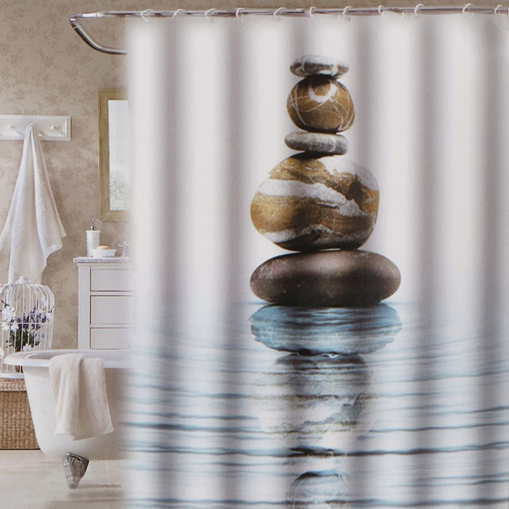 Штора для ванн 180х180 см, ПЭ, Спа, STSC1032