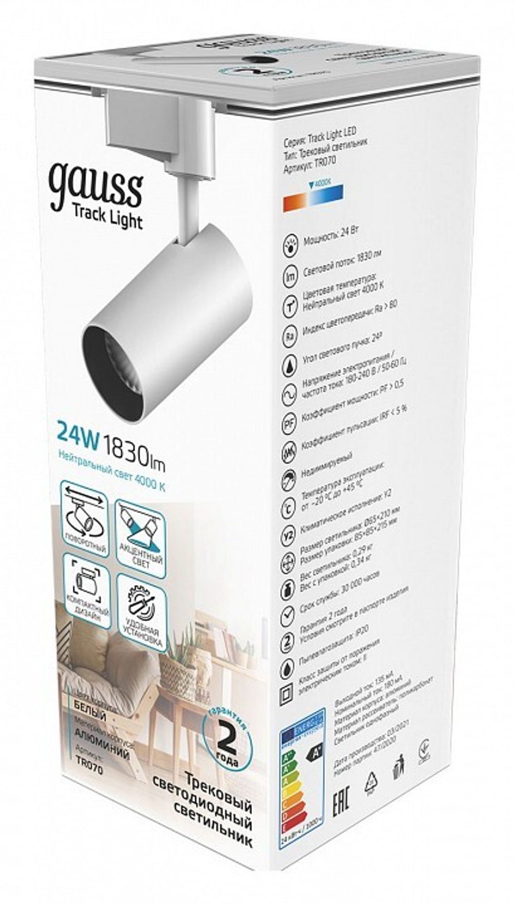 Светильник на штанге Gauss TR TR070