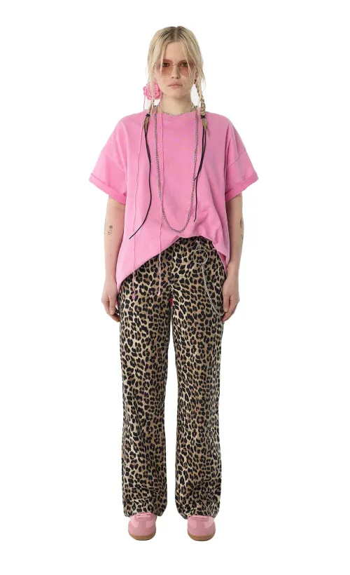 Брюки Kraizy Stripes Leo Wild леопардовые
