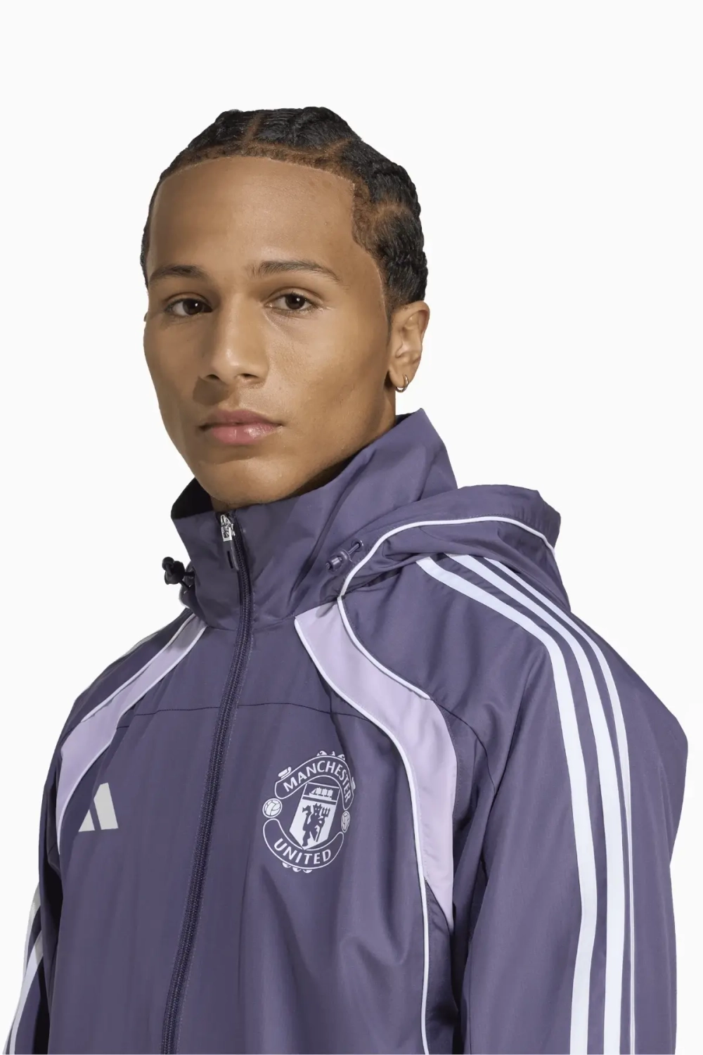 Ветровка adidas Manchester United 25/26 Urban Purist - фиолетовый