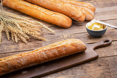 БАГЕТ РУСТИКАЛЬНЫЙ ПШЕНИЧНЫЙ 0,25