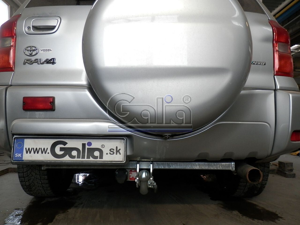 Фаркоп оцинкованный Galia T042C для Toyota Rav 4 2000-2006(паспорт и сертификат в комплекте)(без электрики)