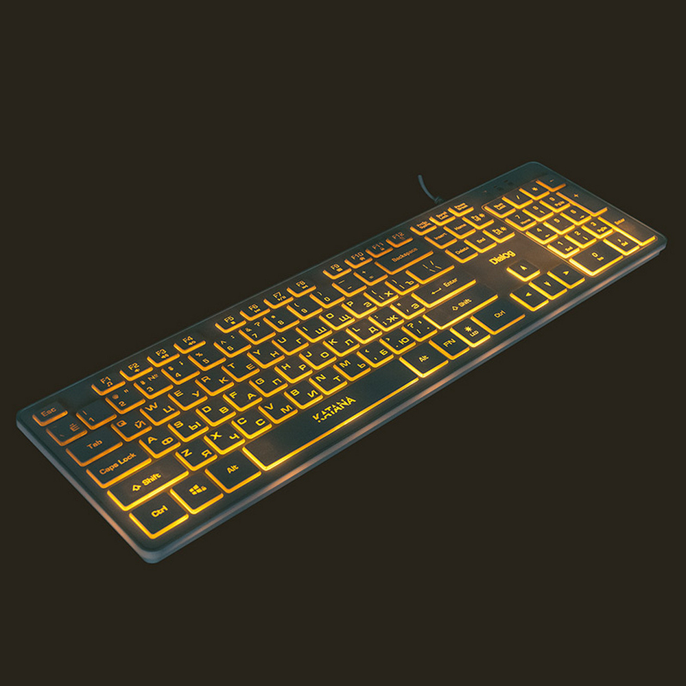 Клавиатура мультимедиа с подсветкой Dialog KK-ML17U