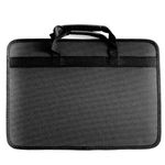 Портфель Канцбург 1отд, Луга, ткань, на молнии, серый