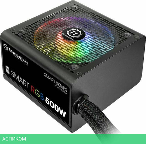 Блок питания Thermaltake Smart RGB 500 500W (PS-SPR-0500NHSAWE-1)