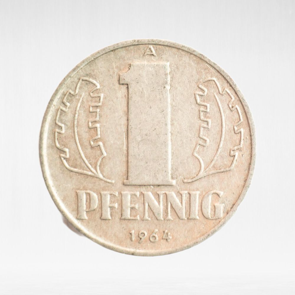 Germany, 1 Pfennig, 1964, (Berlin Mint - "A"), VF