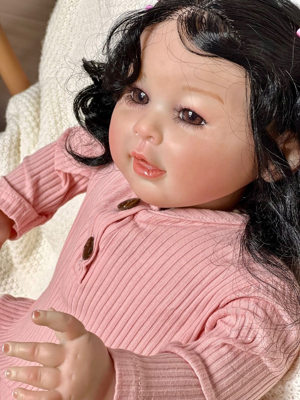 Кукла Реборн мягконабивная 60см (FA-969)