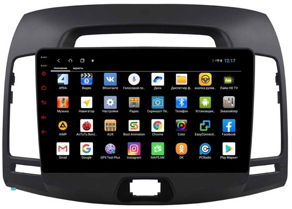 Магнитола для Hyundai Elantra 4 2006-2010 (HD) - Parafar PF980XHD на Android 13, 8-ядер, 4Гб+64Гб, CarPlay, 4G SIM-слот