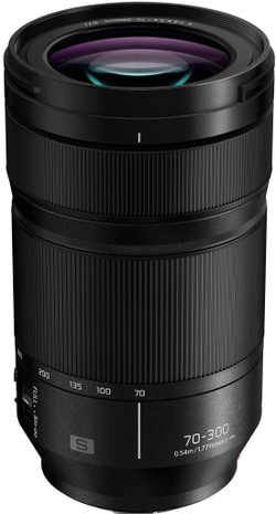 Объектив Panasonic Lumix S 70 300mm f/4.5 5.6 (S-R70300E), черный