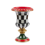 Ваза на ножке в клетку 41 см