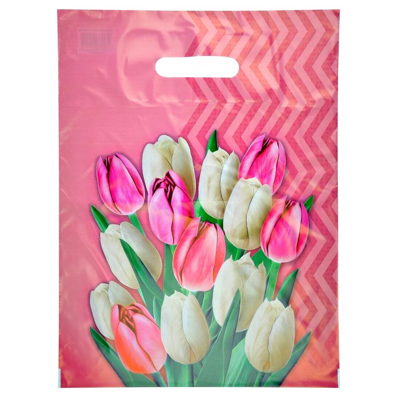 Пакет прорубная ручка Россия 30*40 см 50 мкм ПВД Диана 1 шт/уп 1 000 шт/кор