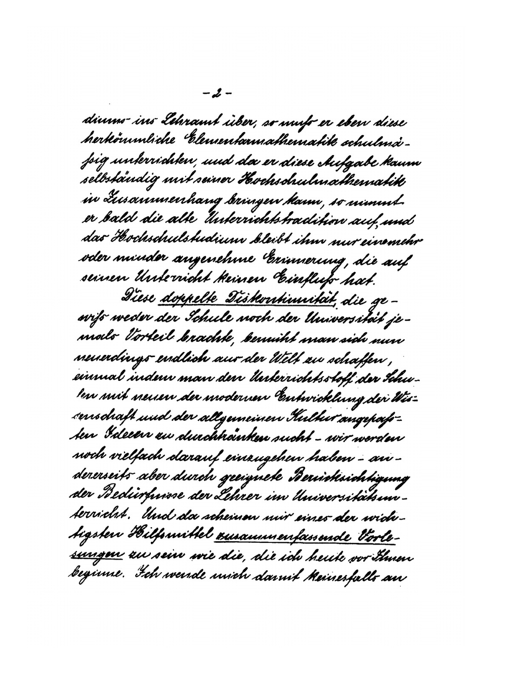 Elementarmathematik Vom Höheren Standpunkte Aus (German Edition) | Felix Klein