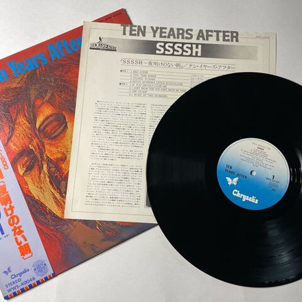 Винтажная виниловая пластинка LP Ten Years After Ssssh (Japan 1977) (Obi) Stoned Woman