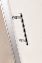 Душевой уголок Cezares Eco 120x90 ECO-O-RH-2-120/90-P-Cr профиль Хром стекло рифленое