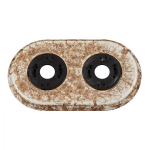 Рамка 2-х постовая, керамика, цвет мрамор BF2-620-09