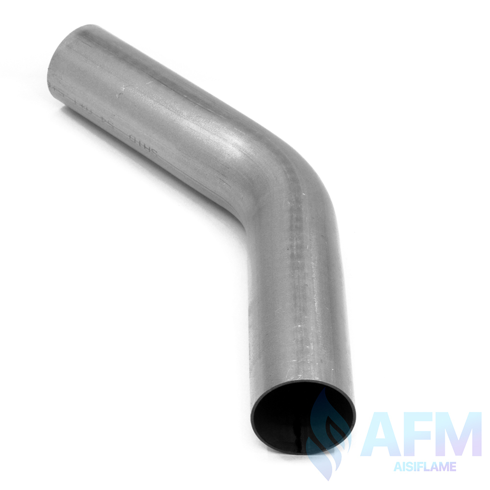 Изгиб трубы глушителя 45 ф76 нерж 409