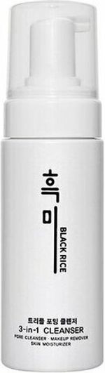 Кислородная пенка 3в1 Black Rice Foaming Cleanser-150мл