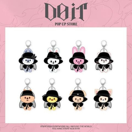 Мерч Stray Kids - [DO IT] SKZOO COSTUME MAGNET PLUSH KEYRING