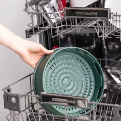 GreenPan Крышка-пароварка 24 см зеленая