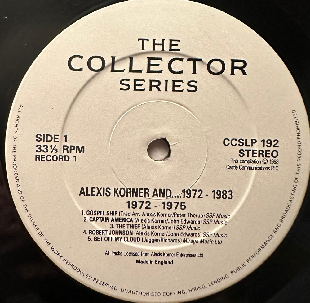 Alexis Korner - Alexis Korner And... 1972 - 1983 2LP (Англия 1988г.)