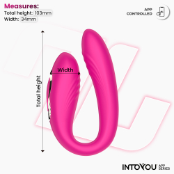 INTOYOU COUTY - Интерактивный вибростимулятор для пар с вращающимися движениями