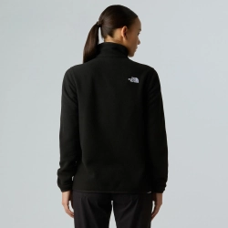 Женская флисовая толстовка The North Face Glacier Fleece 1/4 чёрная