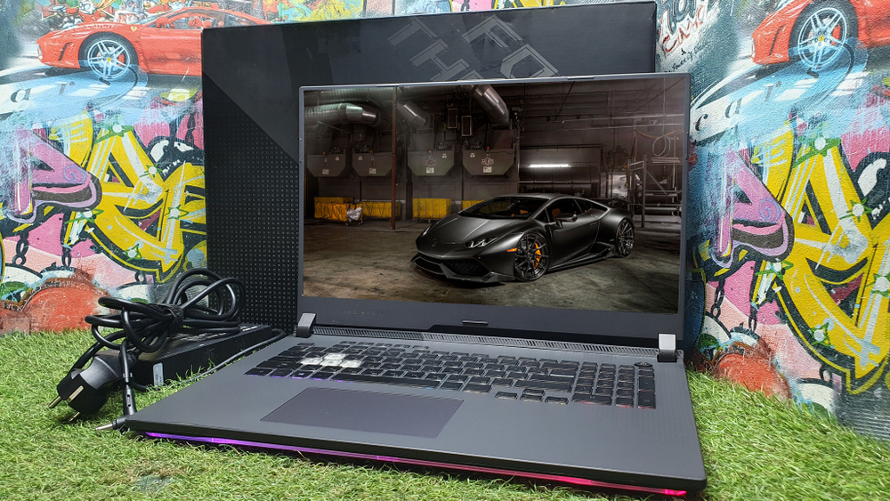 Игровой Asus Ryzen 7/16Gb/RTX 3060 6Gb/144Hz/ ROG Strix G17 G713QM G713QM-HX038/Windows 10