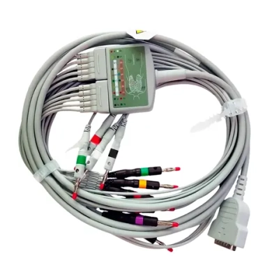 Кабель для ЭКГ с 10 отведениями для ЭКГ МАС 1200, 500, 600, 800, 400 Китай