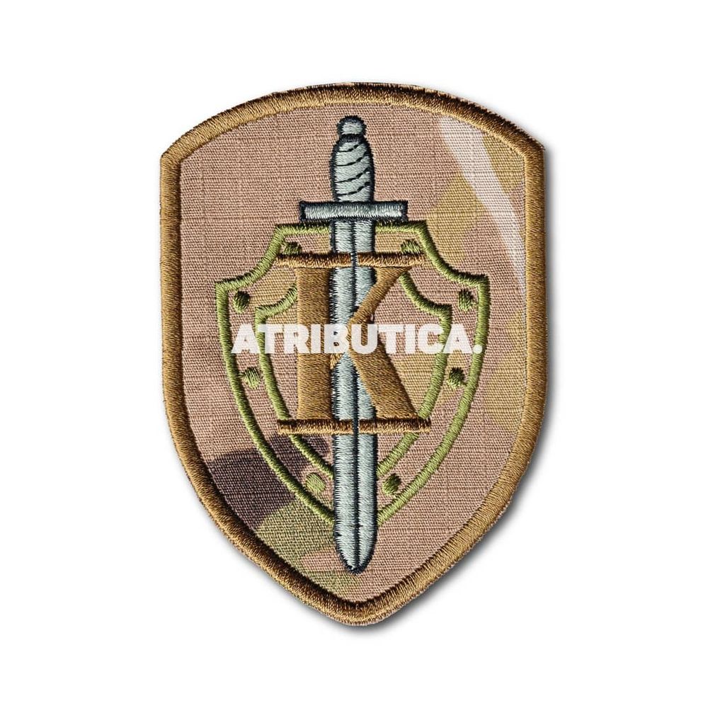 Нашивка ( Шеврон / Патч / Patch ) Тактическая Группа «К» Мультикам | ATRIBUTICASTORE.RU