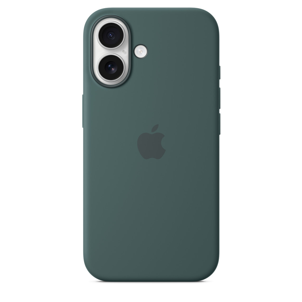 Silicone Case with MagSafe Lake Green iPhone 16