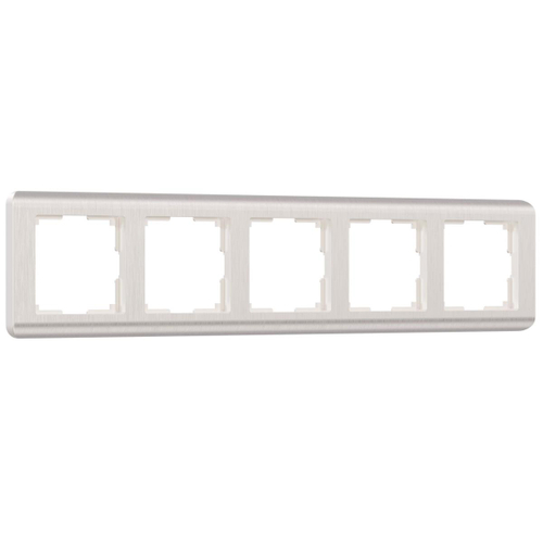 Рамка на 5 постов Werkel Stream перламутровый W0052113 4690389162534