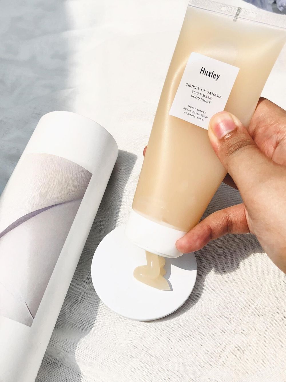 Увлажняющая ночная маска HuxLey Secret Of Sahara Sleep Mask: Good Night 120 г