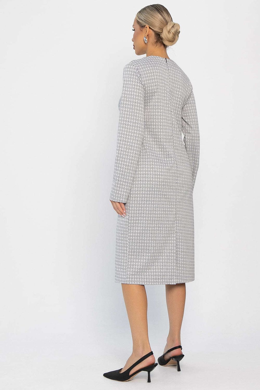 Платье трикотажное Лаурель (светло-серое) П14248-25М LT Collection