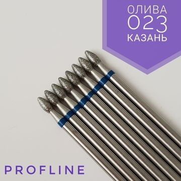 Алмазная насадка  Олива 023 синяя насечка Казань КМИЗ