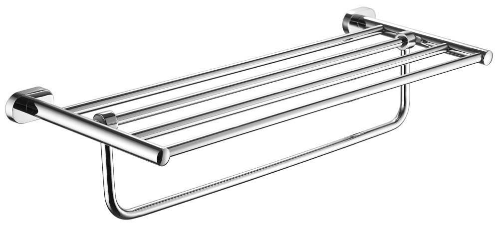 5119 Полотенцедержатель с полкой  (ХРОМ) ViEiR  (10/1шт)