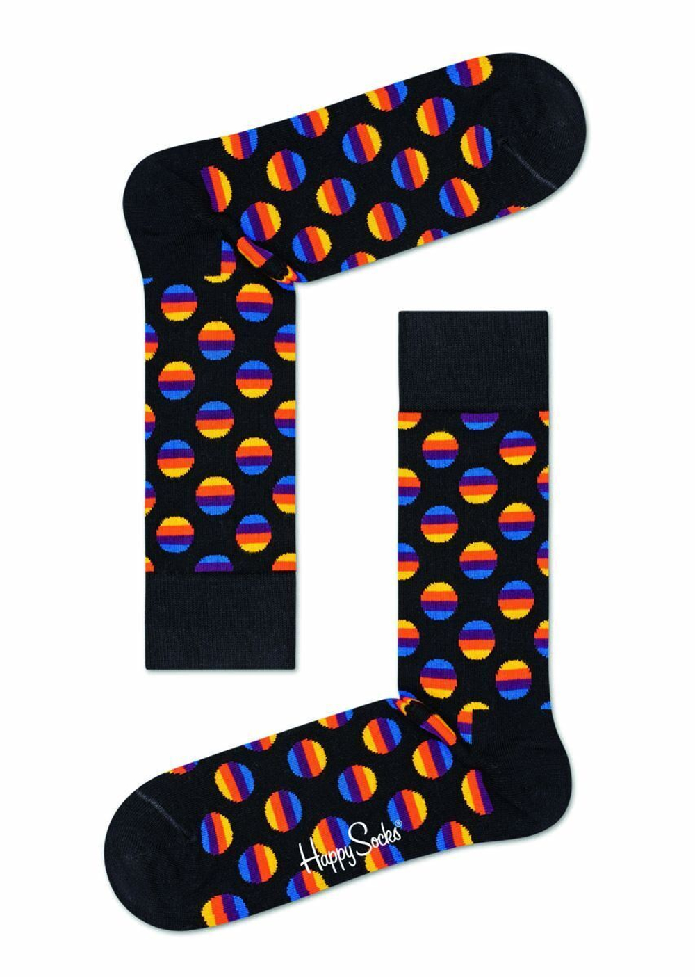 Носки унисекс Sunrise Dot Sock в полосатый горох (Размер: 25) (Цвет: серый)