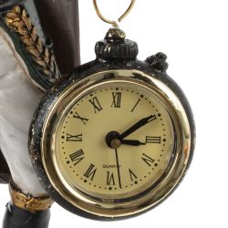 GAEM Фигурка декоративная "Лошадь" с часами D4см, (LR44x1), L12 W7,5 H24,5 см