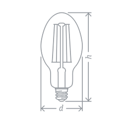 Лампа Navigator 14 339 NLL-ED90-18-230-840-E27-CL
