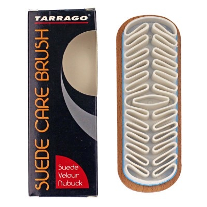 Tarrago резиновая щетка для нубука на деревянной колодке