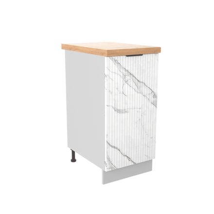 Кухня Модуль С 400 Монца Белый софт