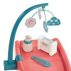 Ecoiffier Nursery - NURSERY NICLE 3 в 1 + 14 аксессуаров Для куклы 32 см 1838