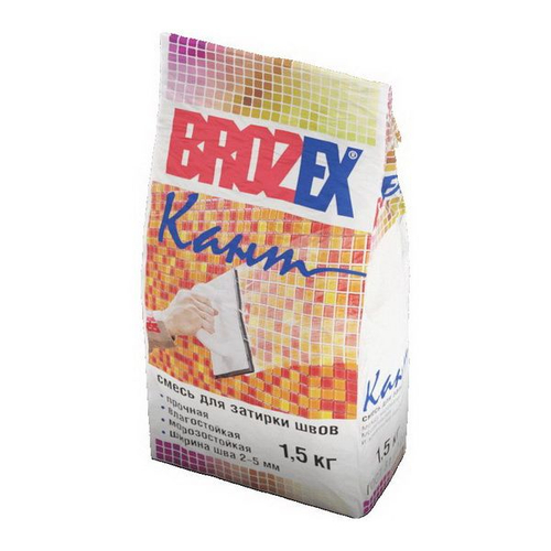 Затирка для швов 2кг ваниль "brozex"
