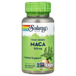 Solaray, True Herbs, мака, 525 мг, 100 вегетарианских капсул